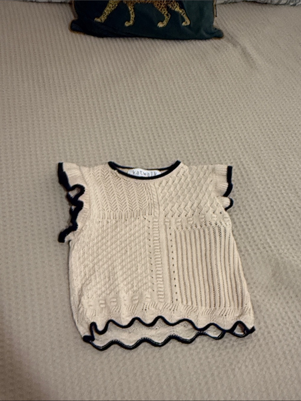 Knit sweater top